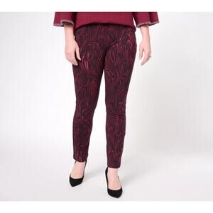 Susan Graver Women's Petite Sz Pants PXS Weekend Premium Stretch Ava Slim Ankle